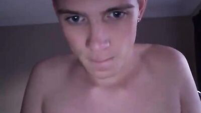 Shaved Dick Jerings Hot Web-Cam Solo Show