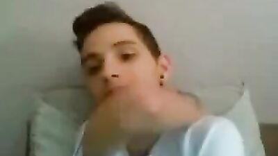 Young Goatee Guy Cums Again - Amateur Handjobs and Shots!