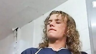 Joshua in the locker room