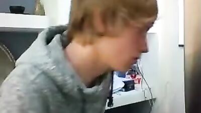Blond Boy Cum: Super Hot Sexy Solo Web-Cam Adventure!