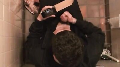 Hardcore Public Cumshots & Mobile Handjobs - Into the Toilet Stall!