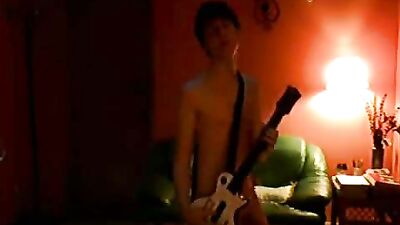 Guitar Hero Boys Web-Cam Solo Music - Sexy cute teen boy smooth!