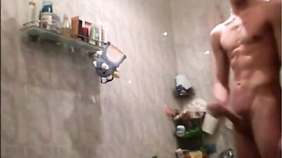 Handjob in the Bathroom - Amateur Cum Shots