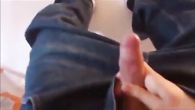 Jerking Off In Style - Fully Clothed Amateur Cum Shots