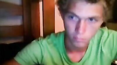 Hot Blondes Web-Cam Solo with Smooth and Cute Boy!