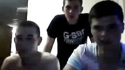 Young Military Academy Boys Explore Their Sexuality in Hot Web-Cam Show!