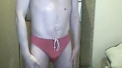 Red Hot Speedos - Me in Red Speedo Voyeur Mix Fun!