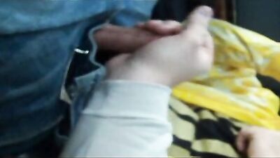 Car Masturbation Delights - Amateur Cum Shots Handjob