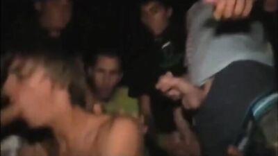 Gay Porn Twink Facesitting: Friends Unload after Nightclubbing