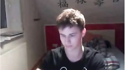 German Boy Fetish Web-Cam Solo: Birthday Wank!