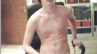 You want to see me? Well, heres what you get - Cum Shots Web-Cam Solo with a twist!