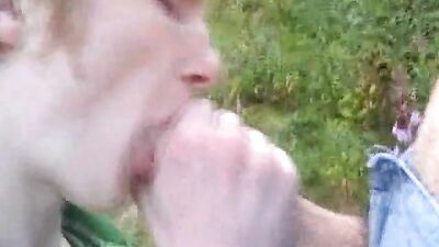 Gay Outdoors Blowjob Agreeable Pursuit - Exciting Adventure!