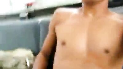 Cumming in Public! Latino Boys Busy Journey