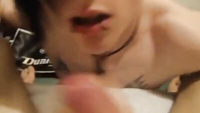 Emo Bopy Swallowing Challenge - Mouth Full Action