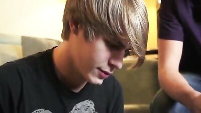 Three Hot Guy Cum Action: Amateur Ass Play!