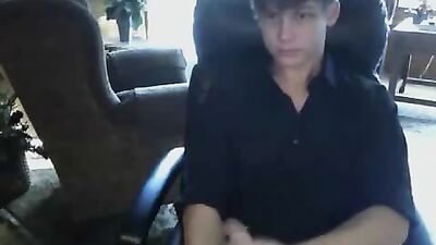 Gay Teen Hot-Wanking Offering: Come-hithers Lustful Desire