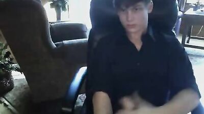 Gay Teen Hot-Wanking Offering: Come-hithers Lustful Desire