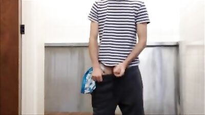 Striped Sweater Amature Cum Shots Handjob: Gay Porns Hottest New Release!