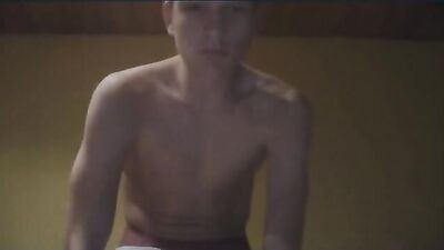 Young Muscle Cock Milker Gets Rid of Pressure with Solo Handjob