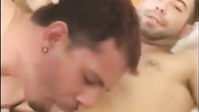 Gay Boyfriends Share New Friend: Bareback Group Sex