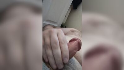 Thick teen jacks off, then tries his jizz