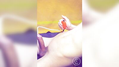 Inflating my Bladder with Air and Fart from my Dick