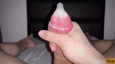 Cumming in CONDOM
