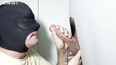 Straight twink comes to gloryhole for the first time, I milk him twice, balls 100% drained.