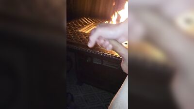 Risky twink boy jerking off & cumming like like a freak in neighbor's gazebo & their patio! Orsgasm!