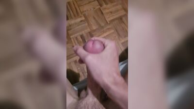 Twink jerking off his nice cock