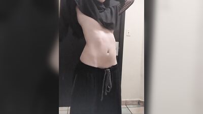 Stroking in a public bathroom ❤️ full vid on OF