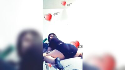 Thicc femboy slut jiggles fat ass for cock