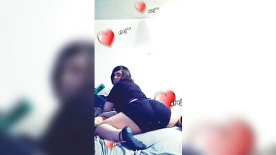 Thicc femboy slut jiggles fat ass for cock