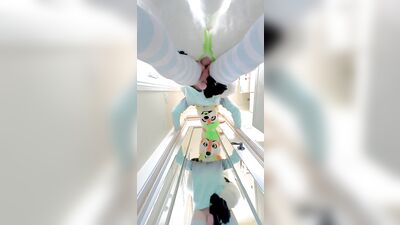 Small Femboy Gets Breed Twice by Big Dick Fursuiter