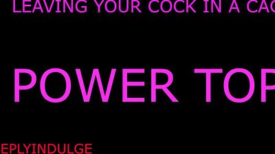 BECOMING A POWER TOP AND DESTROYING YOU (AUDIO ROLEPLAY)GUY ON GUY FUCKING LEFT IN A CHASITY CAGE