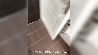 Tom a young French twink shows us his ass and feet and lets go of a huge cumshot