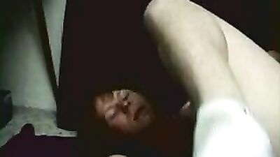 Nice solo self facial