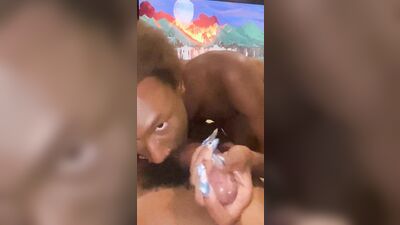 Submissive Femboy Sucks Straight Bbc