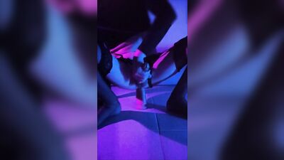 Twink rides double dildo