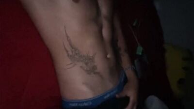 Needy slave teasing his master to cum for him