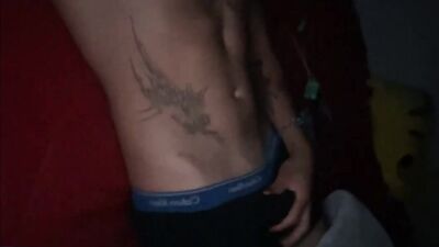 Needy slave teasing his master to cum for him