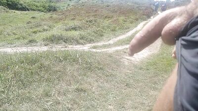 ????????Handsome Hiker Takes A Walk With His Big Cock Outside In A Nice Area Of Virgin Beaches