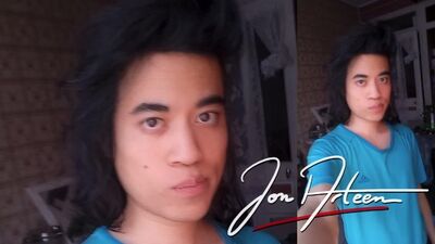 Twink face, bare feet, large tumescent glans, hairy legs, anus, balls, dick, unshaved pubes