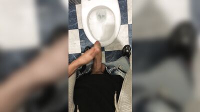 Caught Masturbate Public Toilet Mall With Other People Around