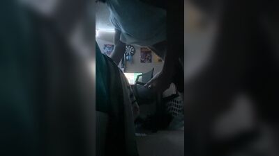 Horny Amateur Moans and Whimpers While Masturbating Huge Cock!