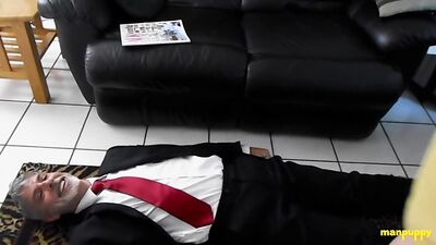 Richard Lennox sniffs Christian Marx and Leo Blue's ass