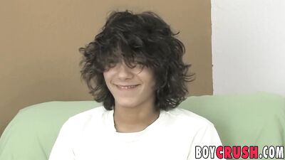 Kyros Christian cums while dildo riding and masturbating