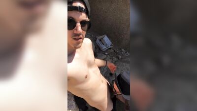 Outdoor Nudity Fun in Mykonos