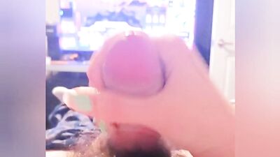 Big cock uncut femboy with bush cumming compilation