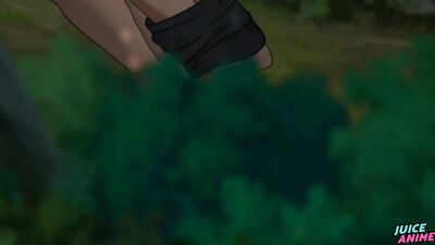 Chubby Choji Lets His Straight Friends Naruto and Kiba Fuck His Fat Ass - Gay Bara Yaoi